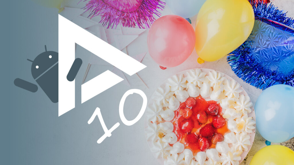 DroidApp 10 jaar header