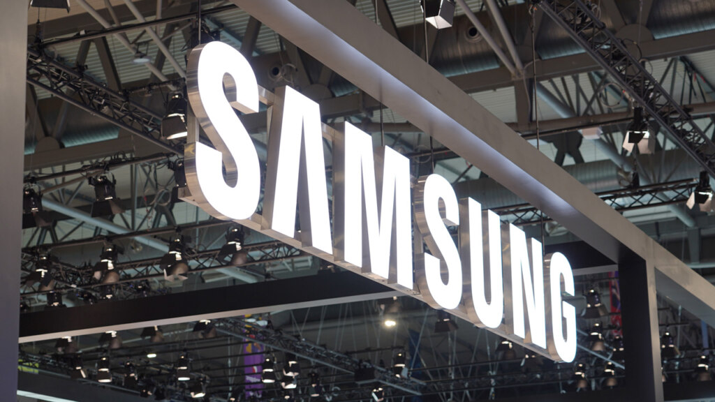 Samsung logo header