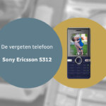 Sony Ericsson S312 vergeten header