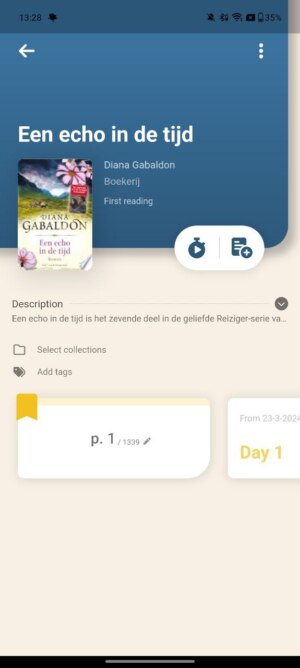Bookmory app detail