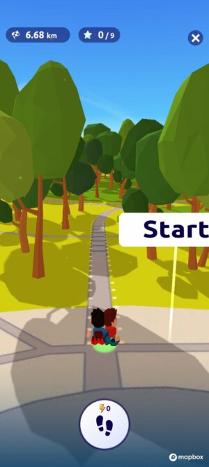 Walking Planet stappenteller game