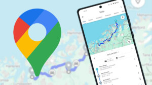 Google Maps tijdlijn header