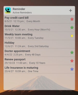 Reminder Pro reminders