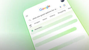 Google zoeken Gemini header