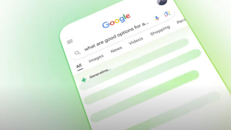 Google zoeken Gemini header