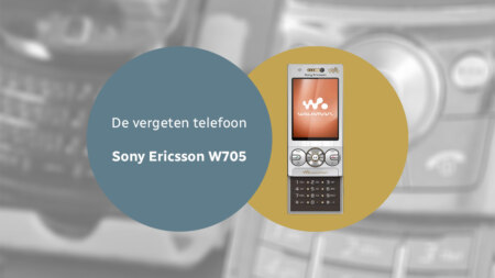 Sony Ericsson W705 vergeten header