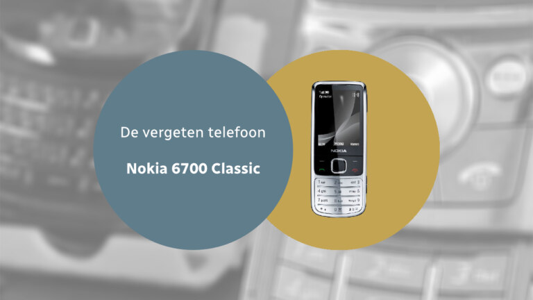 Nokia 6700 Classic vergeten header