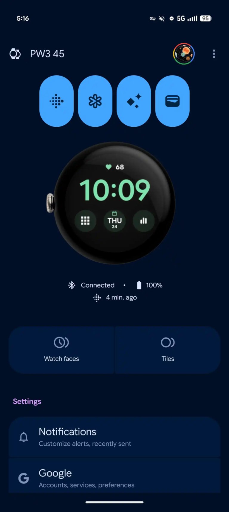 Google geeft Pixel Watch app het nieuwe Material 3 Expressive ontwerp