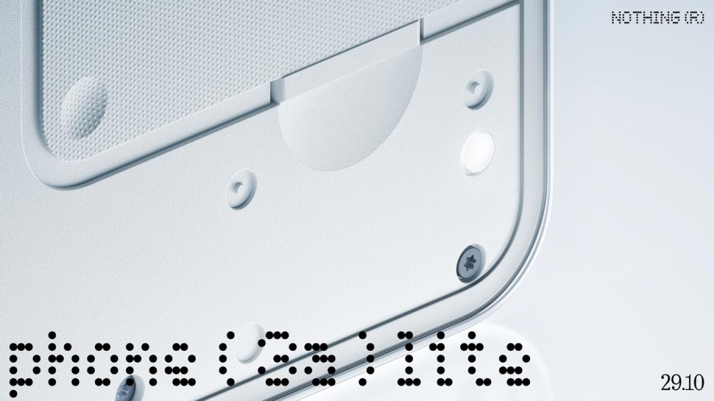 Nothing Phone (3a) Lite komt 29 oktober Nothing Phone 3a Lite teaser header