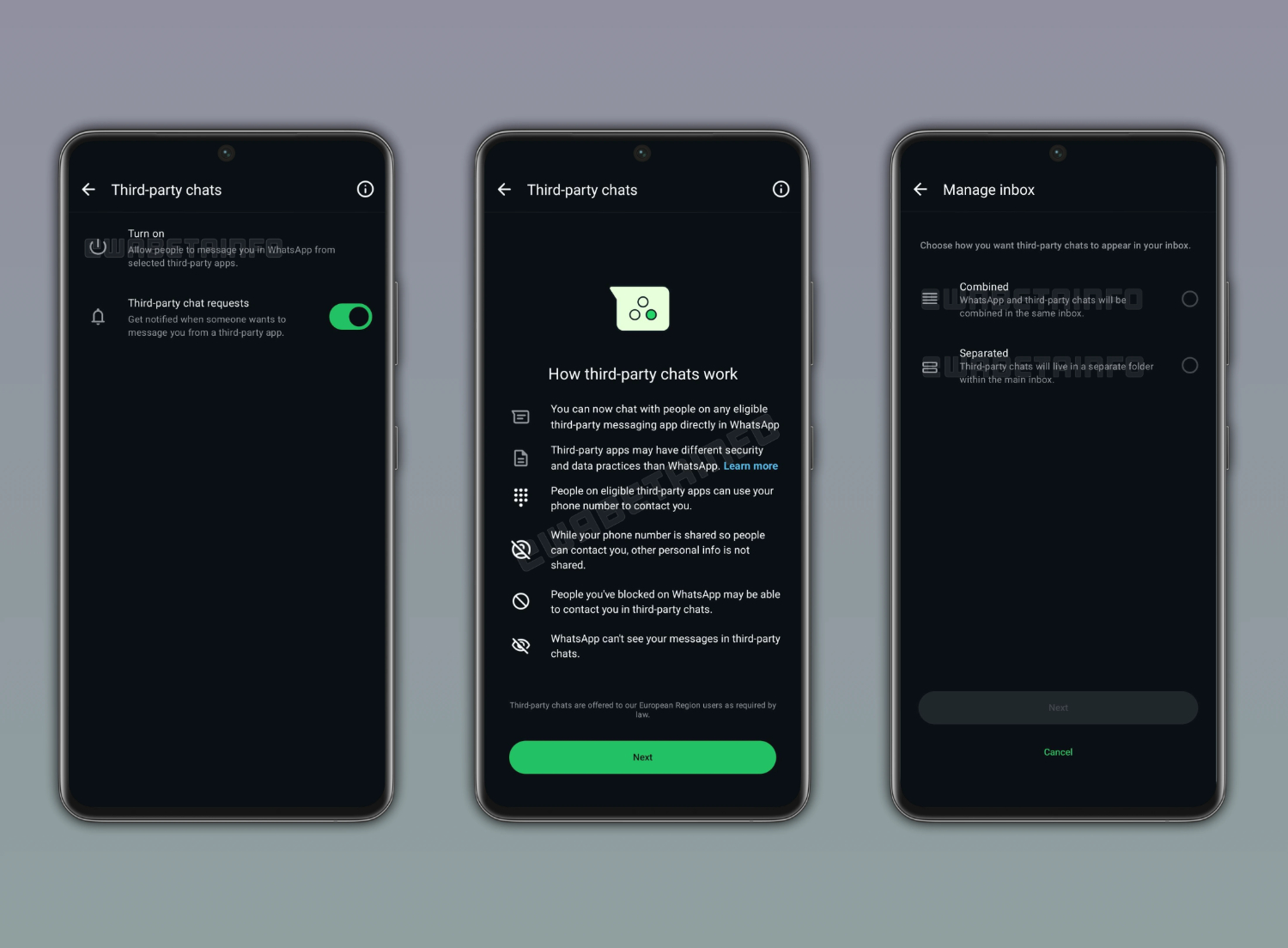 WhatsApp apps derden
