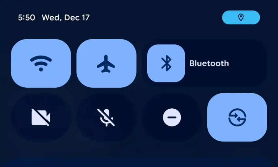 Android 16 QPR3 beta 1 indicator