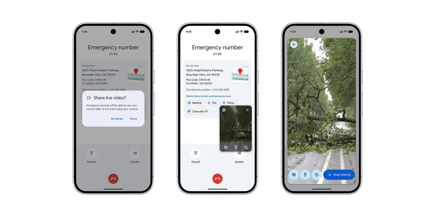 Emergency Live video Android