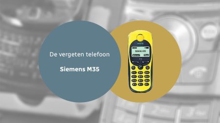 De vergeten telefoon: Siemens M35 (Postbank telefoon) Siemens M35 vergeten header