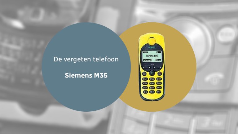 De vergeten telefoon: Siemens M35 (Postbank telefoon) Siemens M35 vergeten header