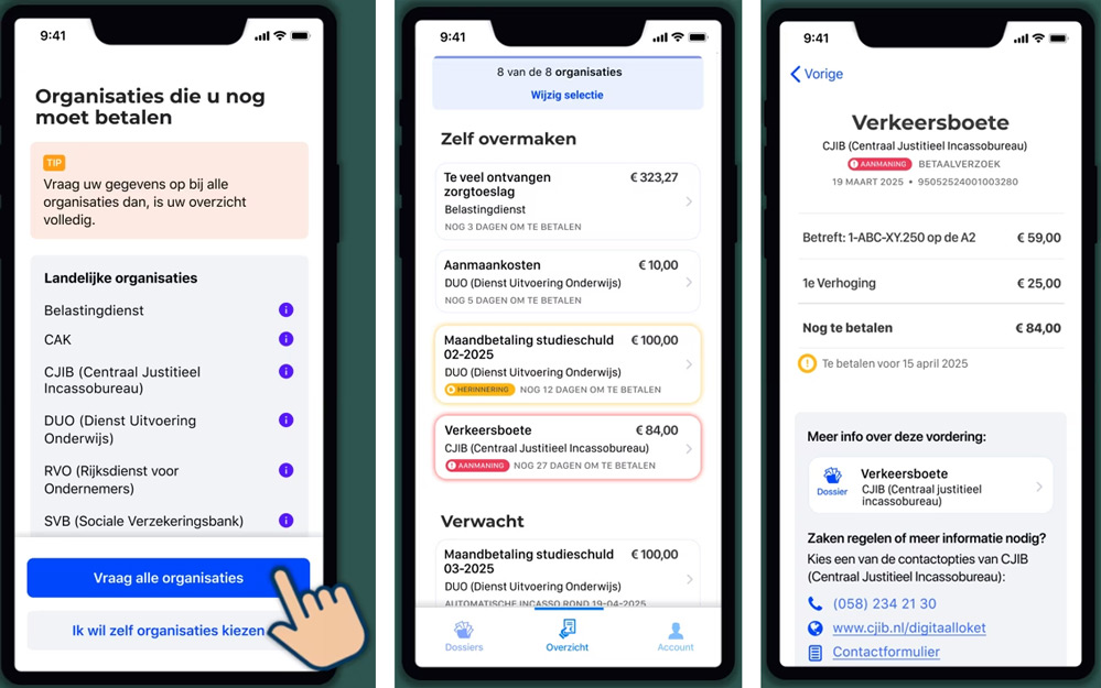 Mijn Betaaloverzicht app