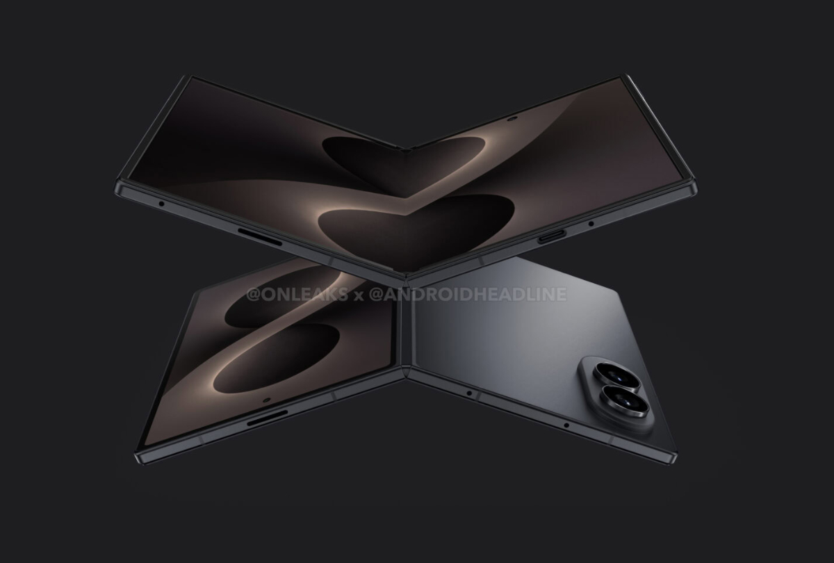 Samsung Galaxy Z Fold 8 Wide render
