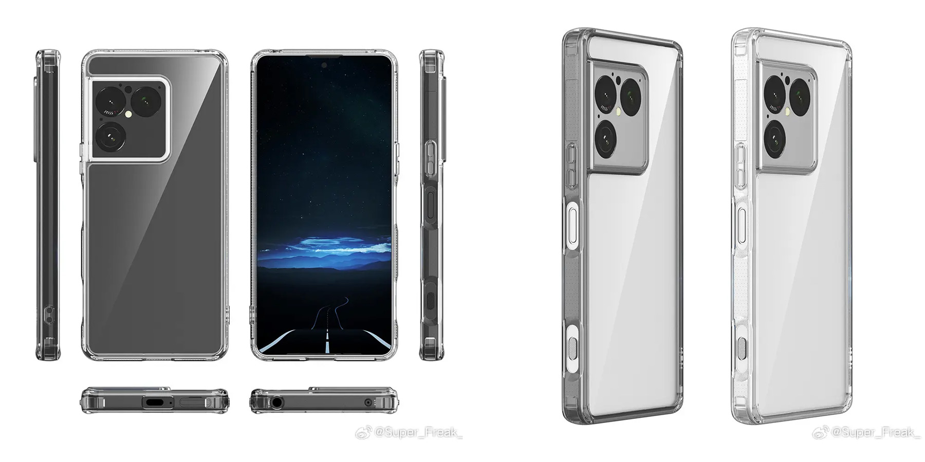 Sony Xperia 1 VIII case render