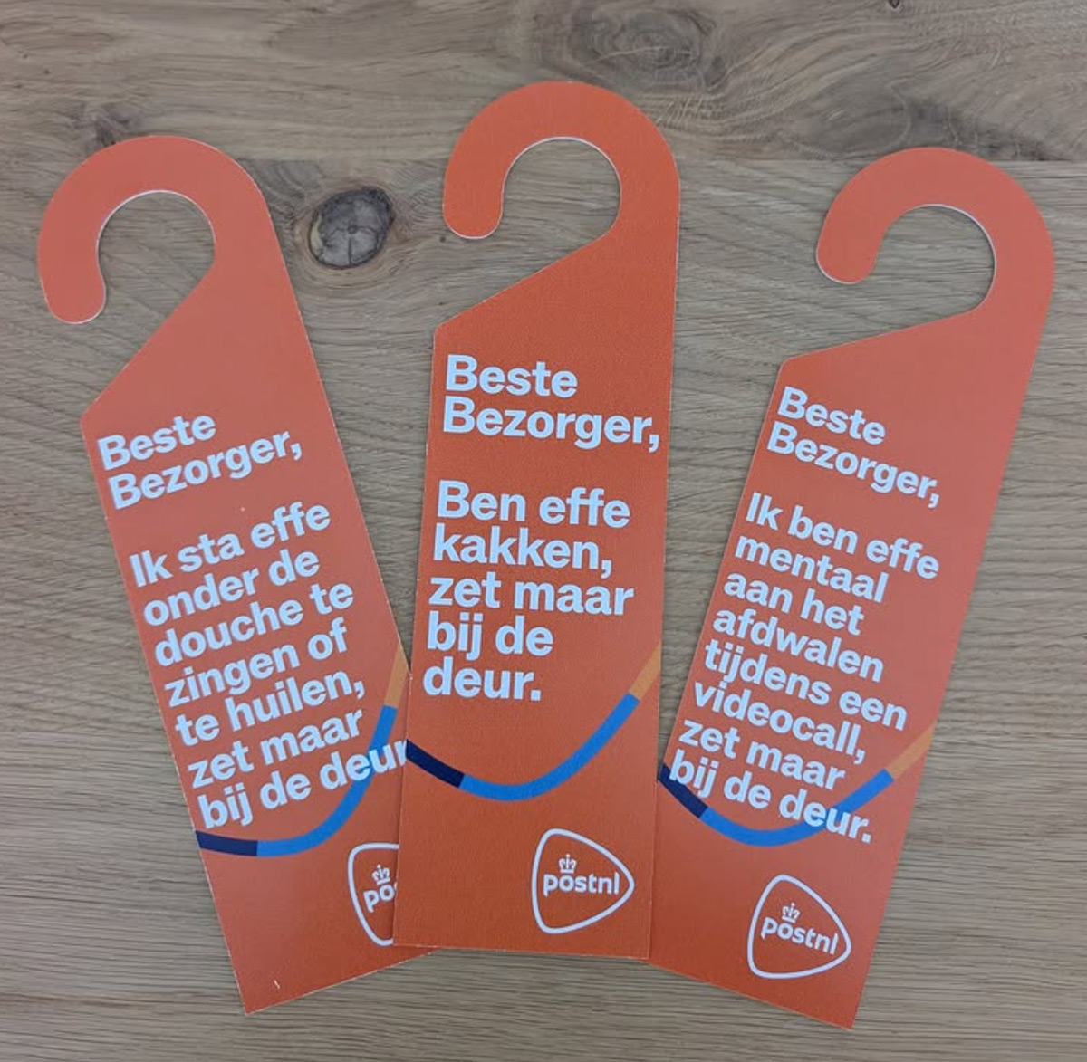 PostNL deurhanger