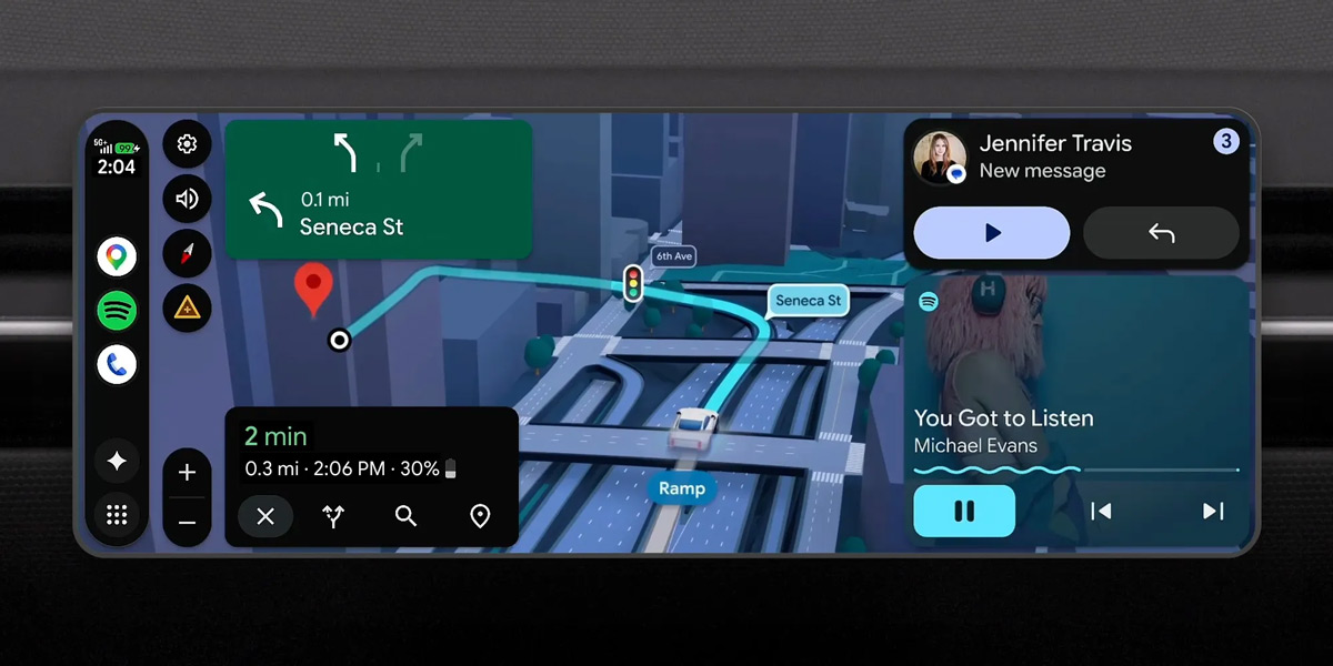 Android Auto design 2026
