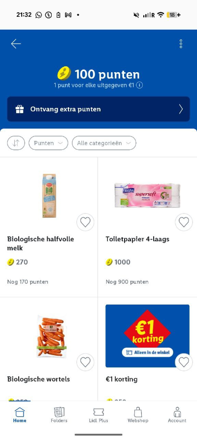 Lidl Plus Punten sparen 2