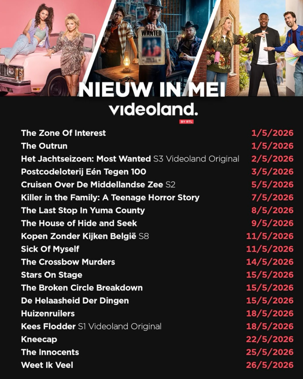 Videoland mei 2026
