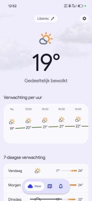 Gradient Weather app