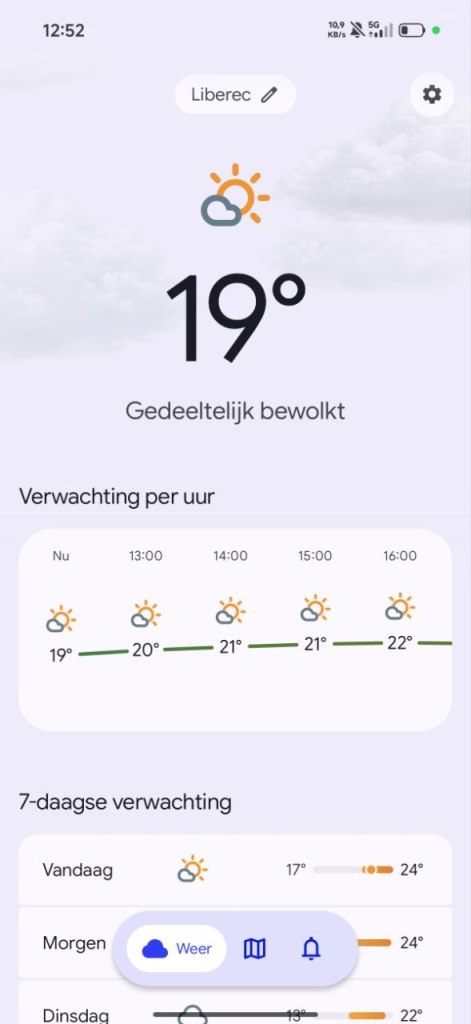 Gradient Weather app
