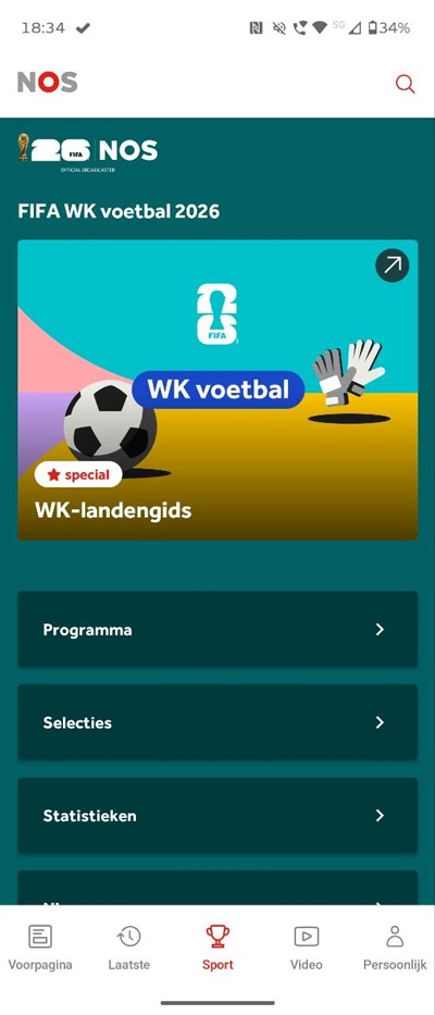 NOS WK voetbal 2026