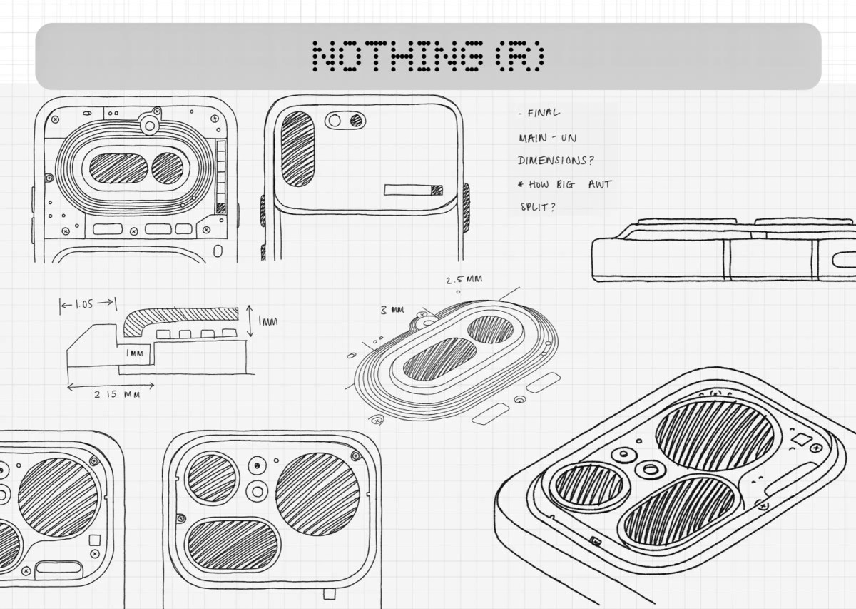 Nothing Phone 4b schets