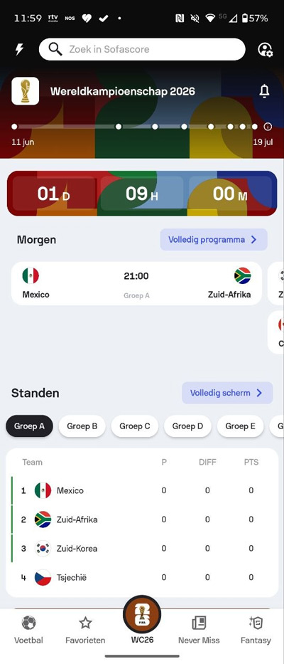 Sofascore app
