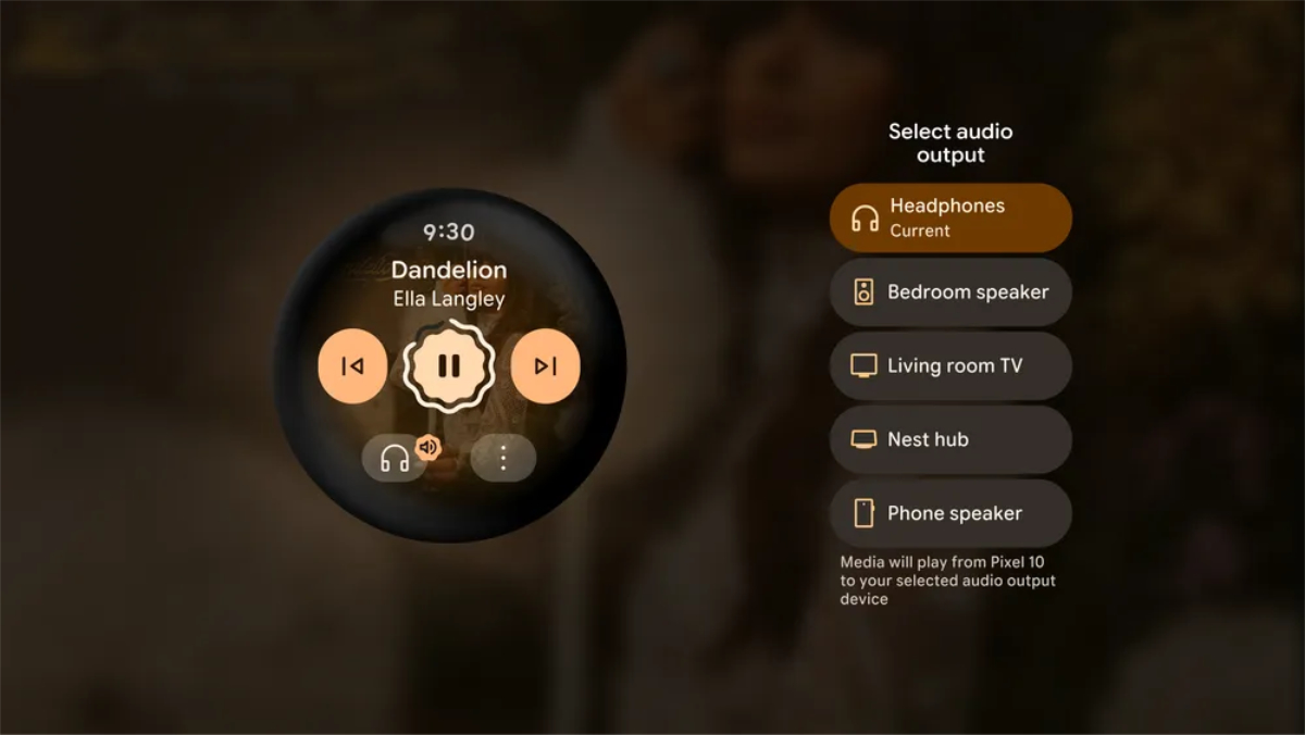 Wear OS 7 audio-uitvoer