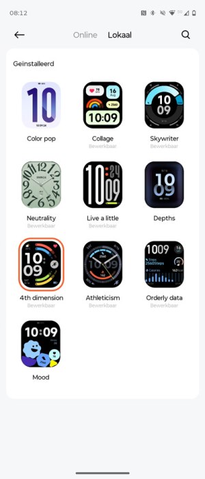 Mi Fitness watchfaces