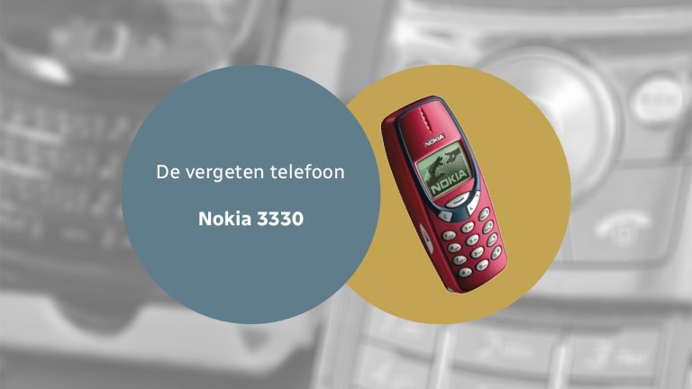 De vergeten telefoon: Nokia 3330 Nokia 3330 vergeten header