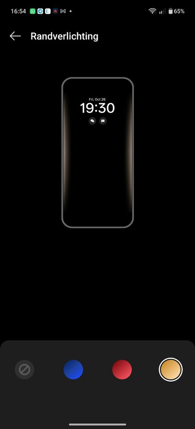 Oppo Find X9 ultra randverlichting