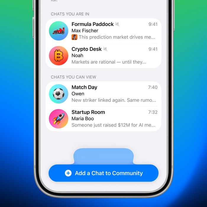 Telegram communities