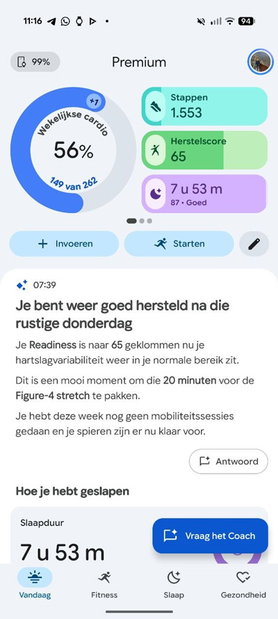 Google Health Coach