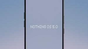 Nothing OS 5.0 header
