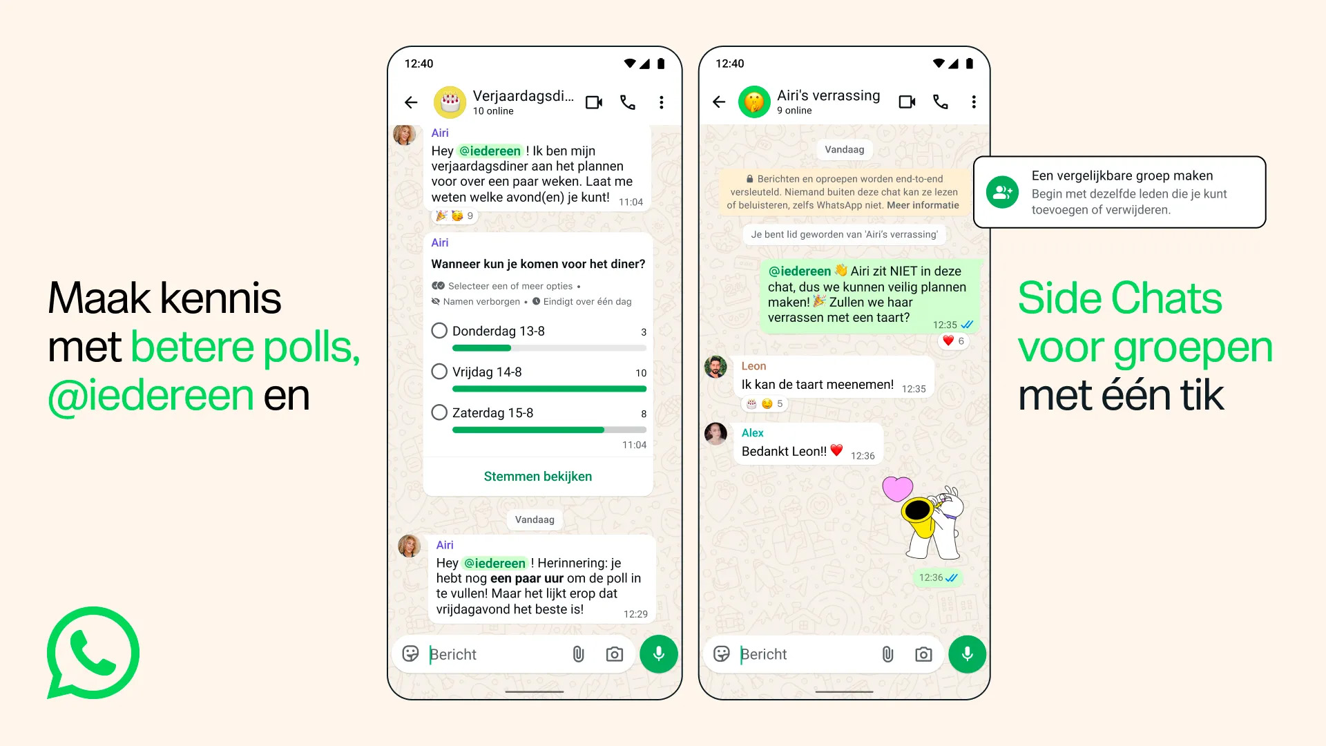 WhatsApp augustus update