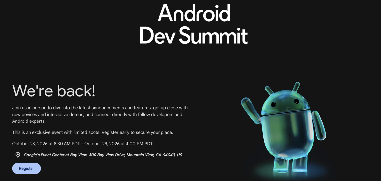 Android Dev Summit 2026