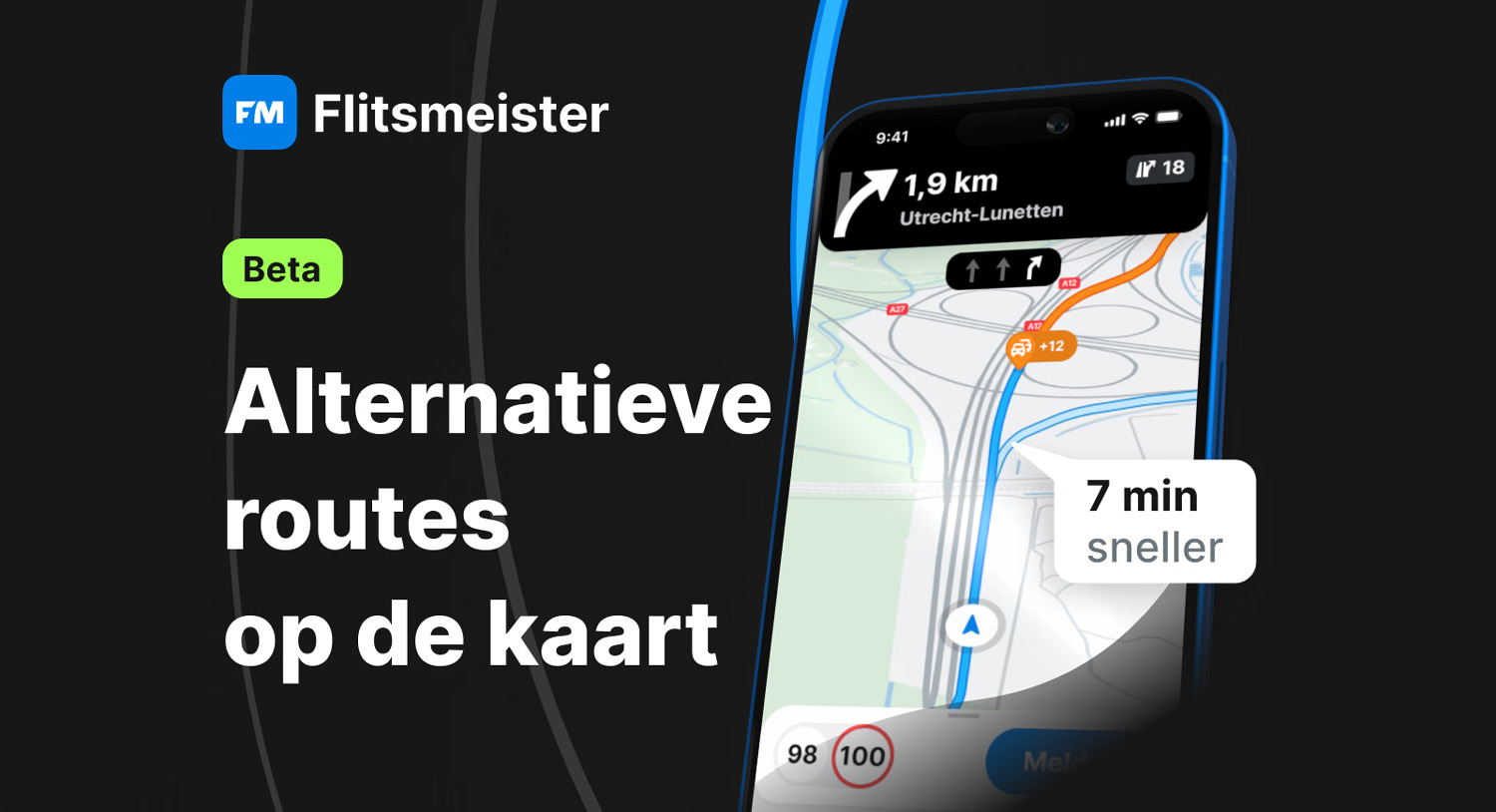 Flitsmeister alternatieve route