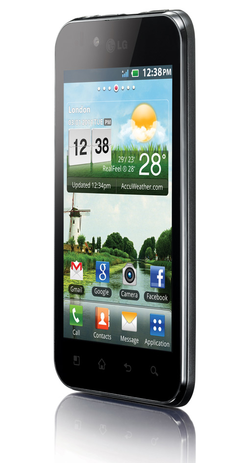 LG Optimus Black zijkant