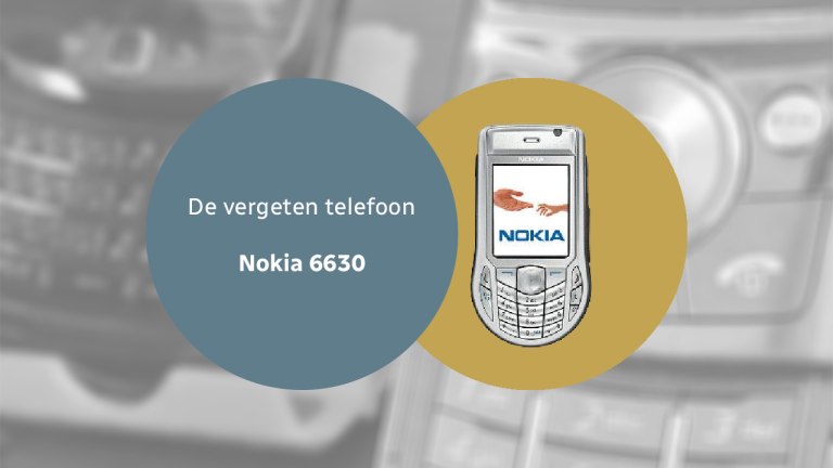 De vergeten telefoon: Nokia 6630 Nokia 6630 vergeten header