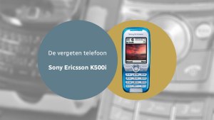 Sony Ericsson K500i vergeten header