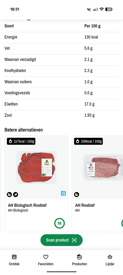 Winkelmandje app