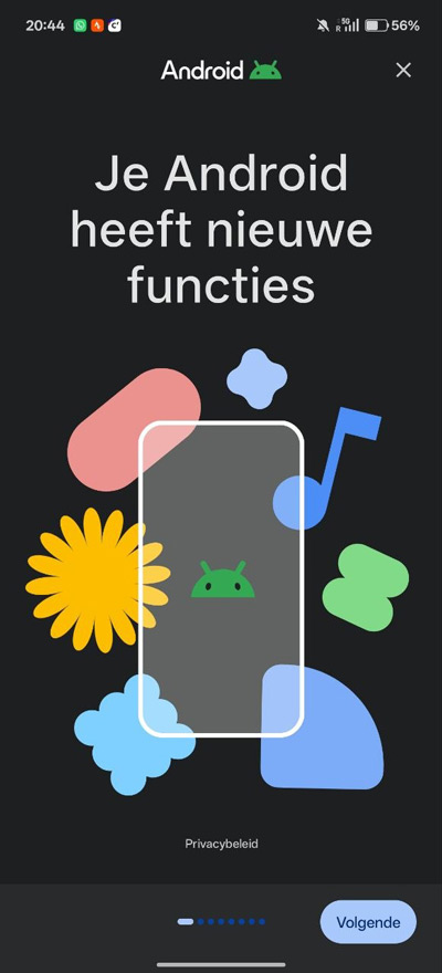 Android pushnotificatie nieuwe functies
