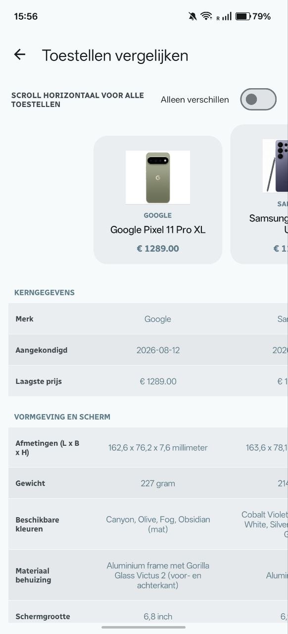 DroidApp App 5.0 vergelijken